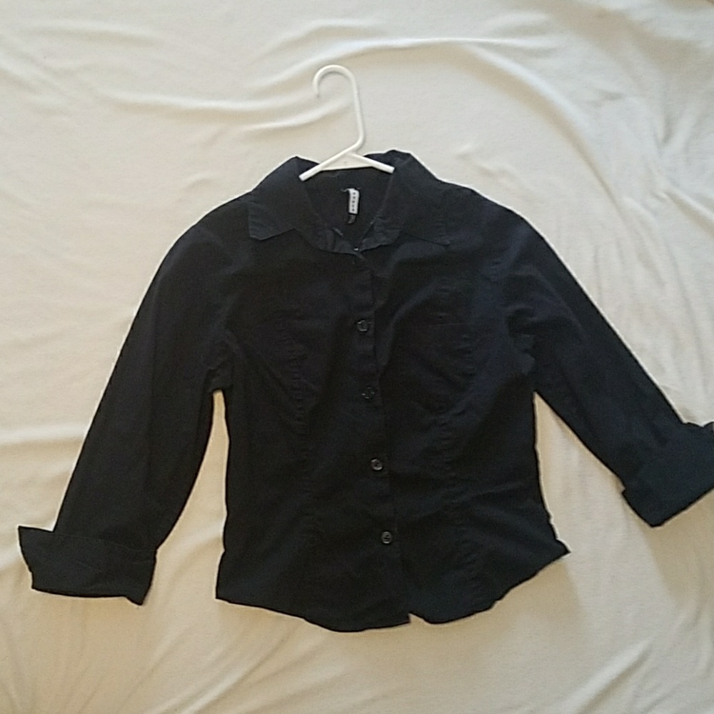 Black button up